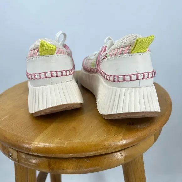 Dolce Vita Daran Wedge multicolored material print Sneaker 7.5
