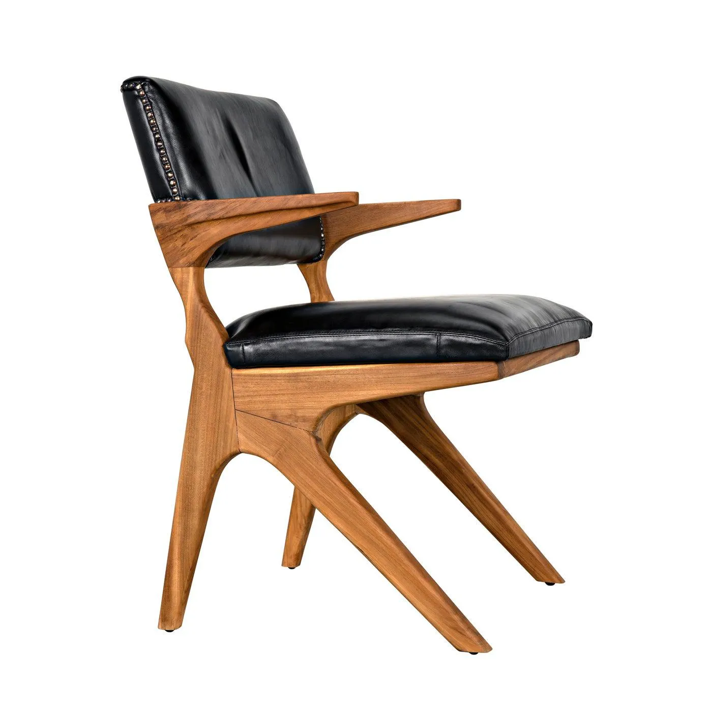 Dolores Chair, Teak with Leather