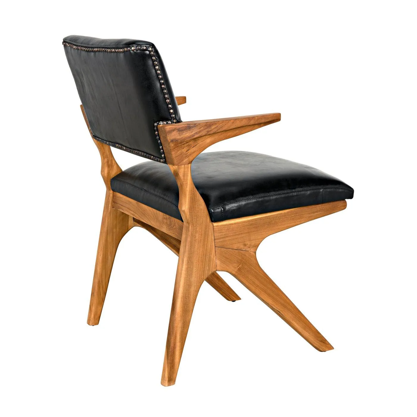 Dolores Chair, Teak with Leather
