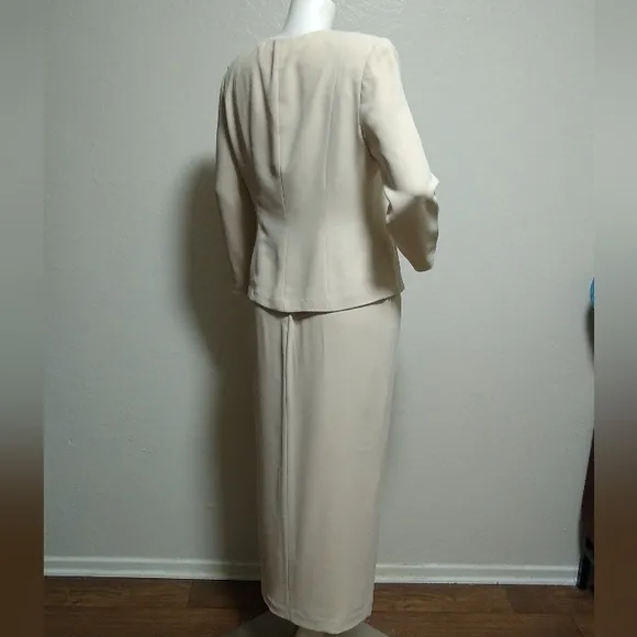 Donna Morgan 2 Piece Skirt Jacket Set Large 12