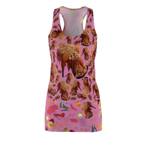 Dress Tatain 'Feathers boots'