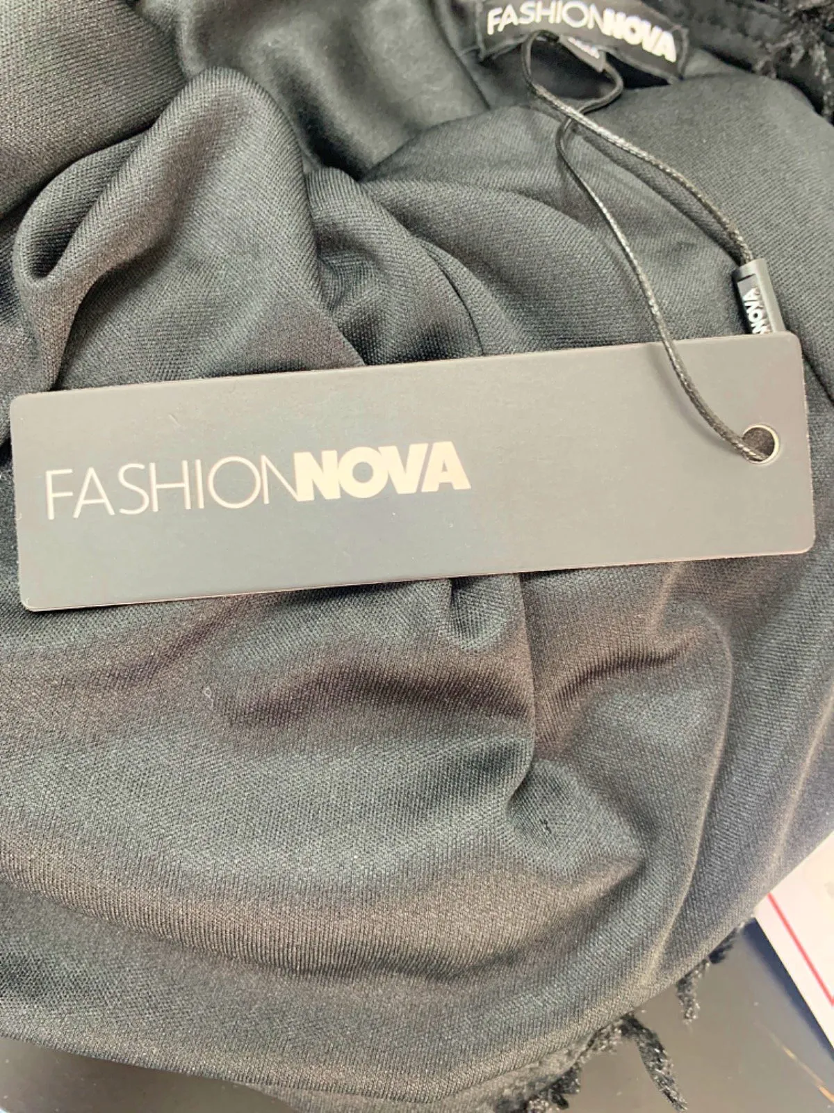Fashion Nova Black Milani Backless Mini Dress XS