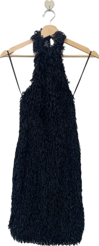 Fashion Nova Black Milani Backless Mini Dress XS