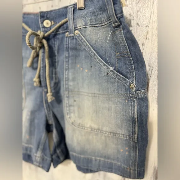 Free People We The Free Second Chances Low Slung Pull-On Shorts ~ Size XS