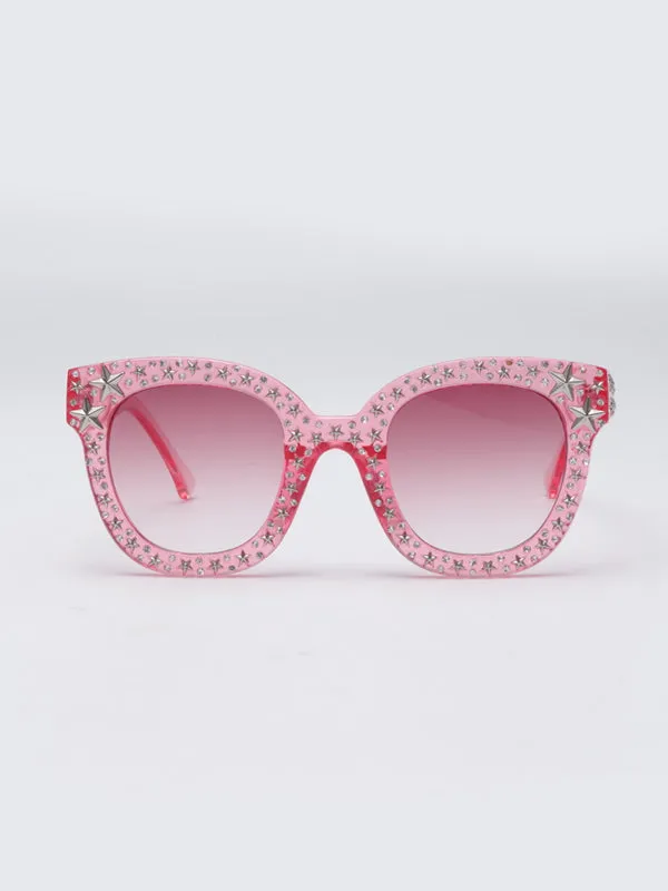 Full Diamond Five-pointed Star Sunglasses