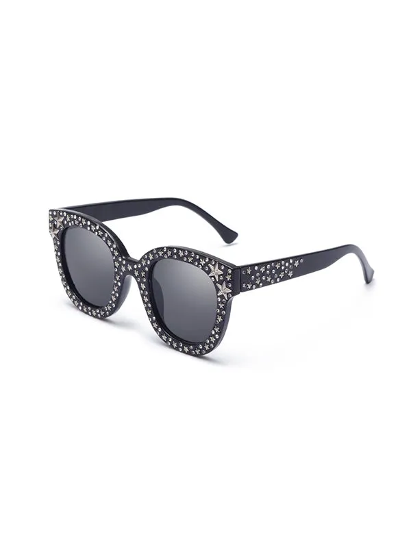 Full Diamond Five-pointed Star Sunglasses