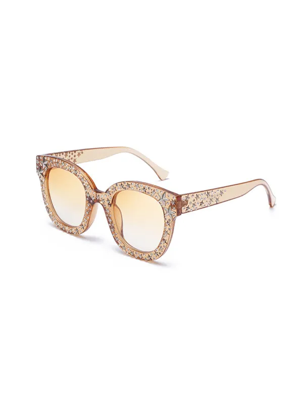 Full Diamond Five-pointed Star Sunglasses