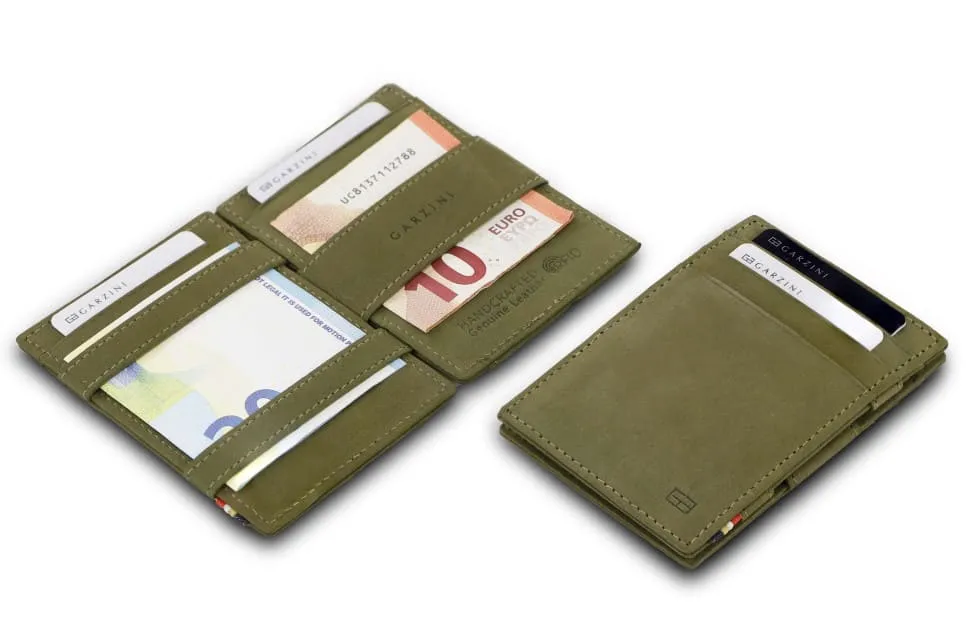 Garzini RFID Leather Magic Wallet Vintage