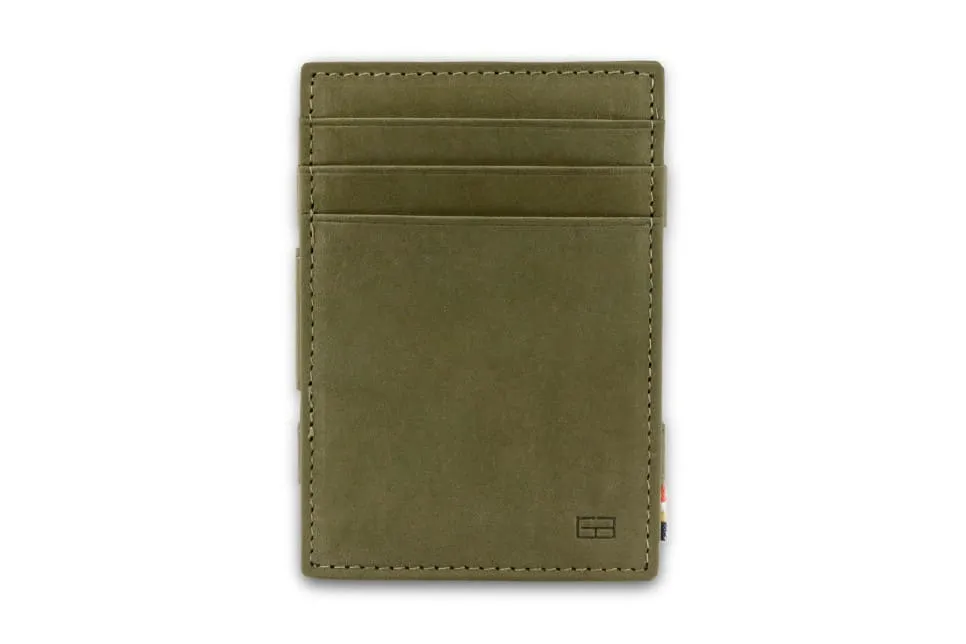 Garzini RFID Leather Magic Wallet Vintage