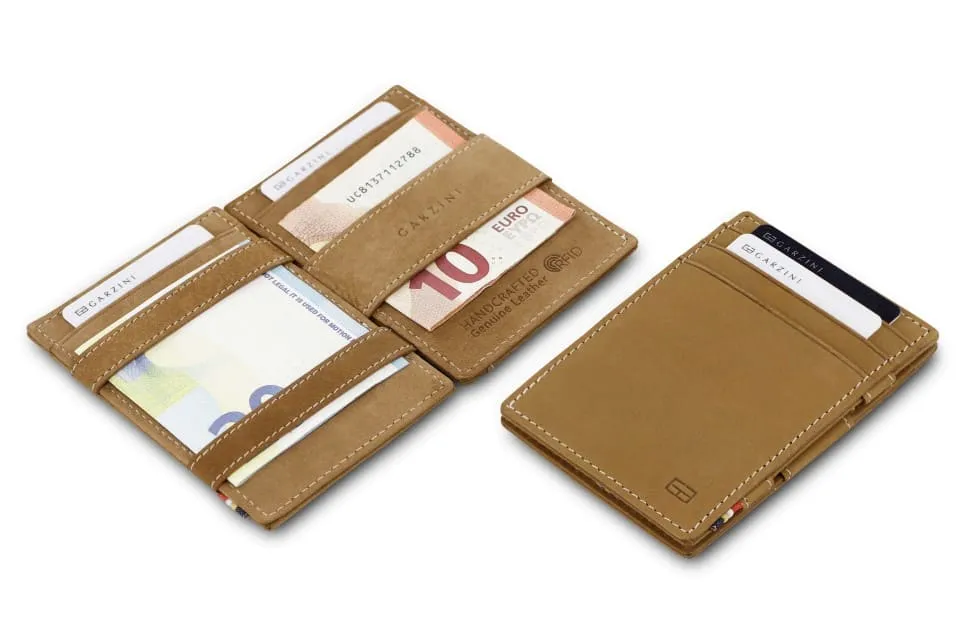 Garzini RFID Leather Magic Wallet Vintage