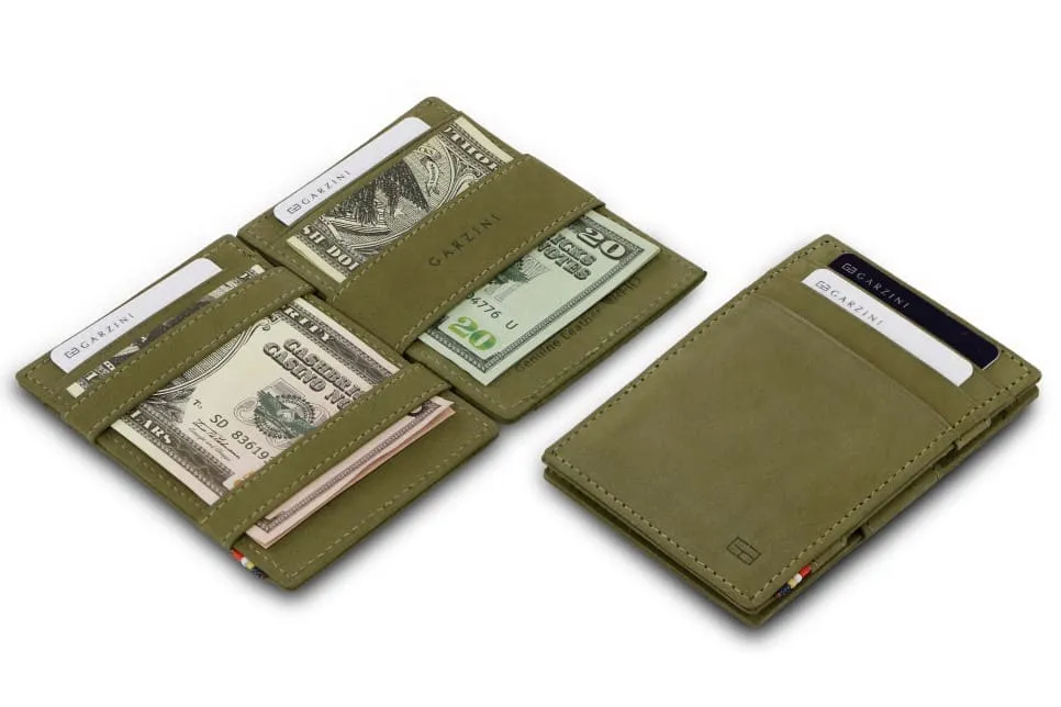 Garzini RFID Leather Magic Wallet Vintage