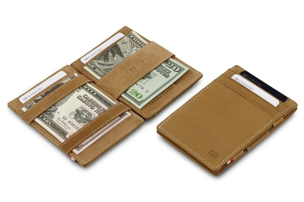 Garzini RFID Leather Magic Wallet Vintage