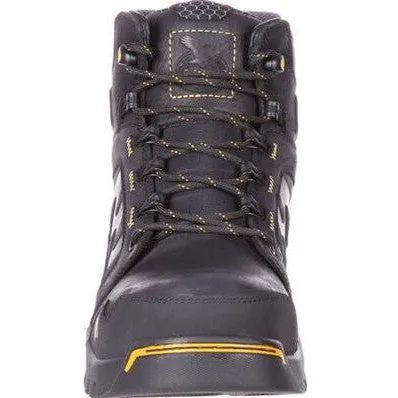 Georgia Men's Amplitude 6" Comp Toe Waterproof Work Boot- Black- GB00130