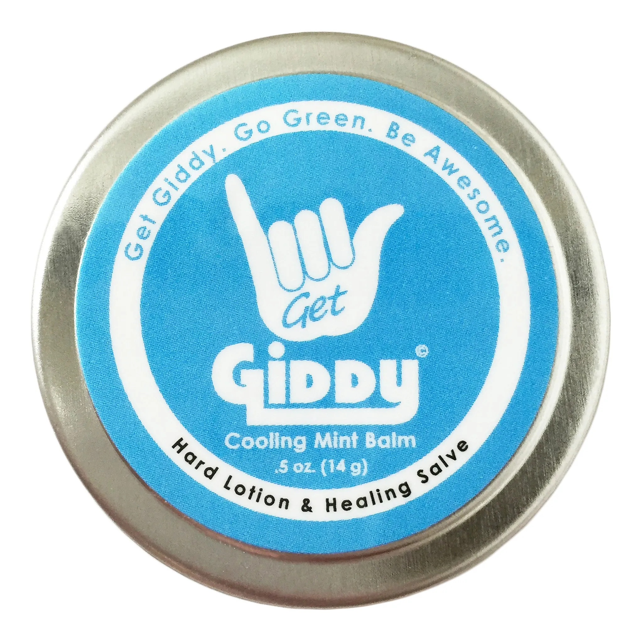 GIDDY Cooling Mint Hard Hard Lotion, Balm & Salve