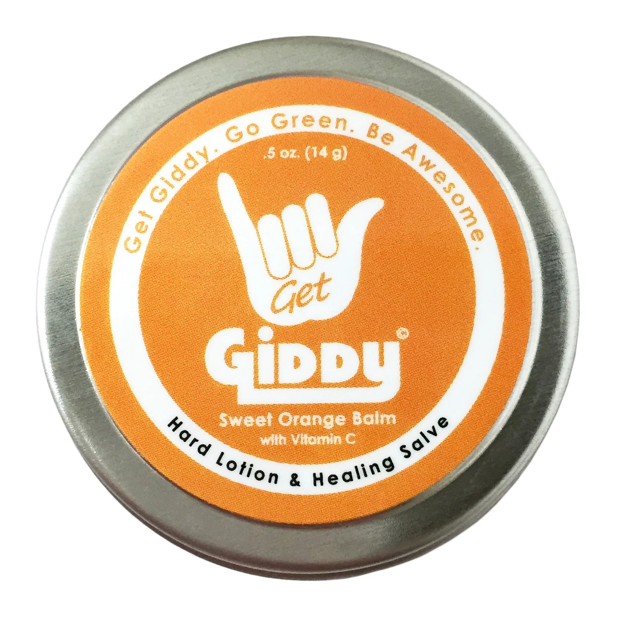 GIDDY Sweet Orange Hard Lotion, Balm & Salve
