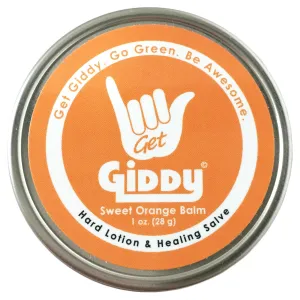 GIDDY Sweet Orange Hard Lotion, Balm & Salve