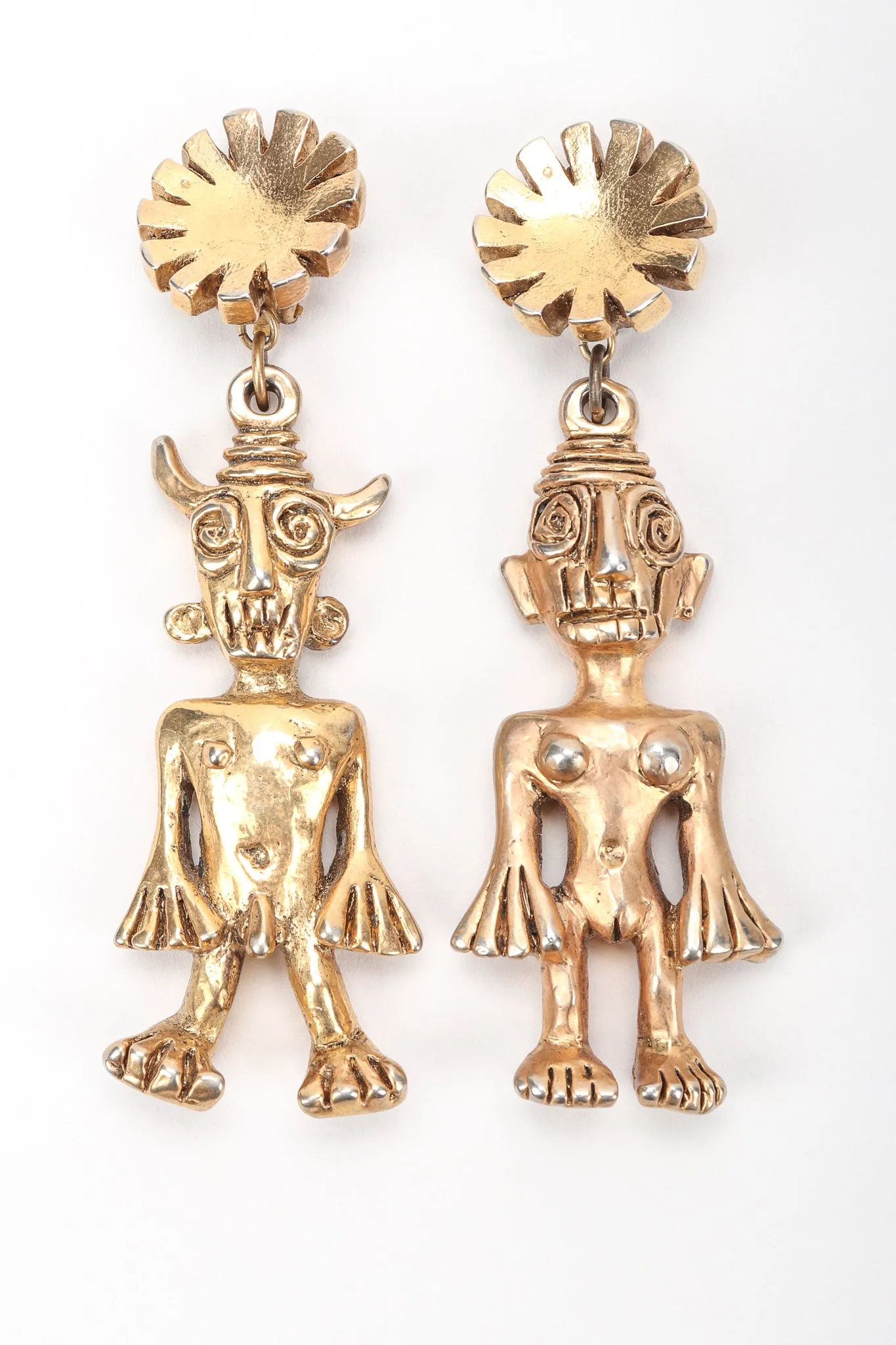 Golden Deity Earrings