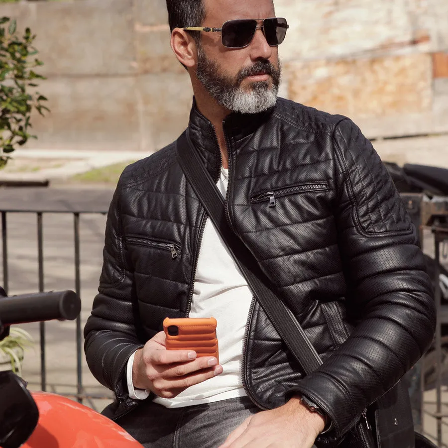 Grip Rider - iPhone Xs Max Leather Case