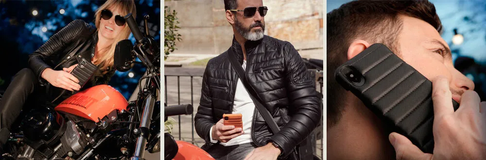 Grip Rider - iPhone Xs Max Leather Case