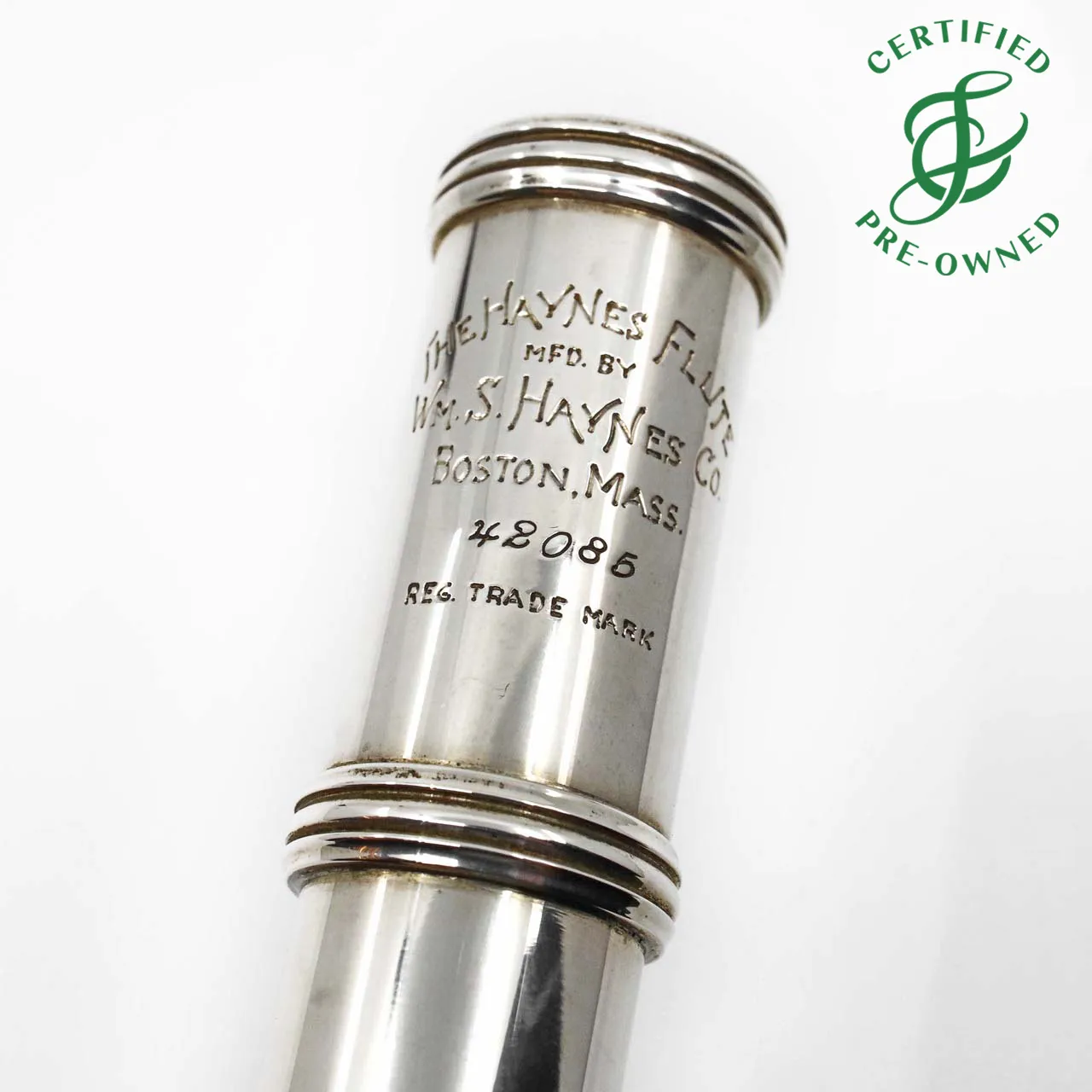 Haynes Custom #42085- Silver flute, inline G, open G#, reverse thumb Bb, B footjoint