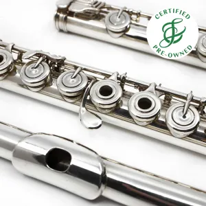 Haynes Custom #42085- Silver flute, inline G, open G#, reverse thumb Bb, B footjoint