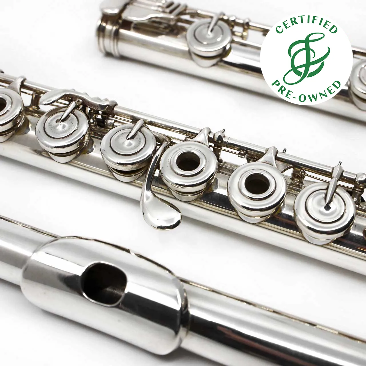 Haynes Custom #42085- Silver flute, inline G, open G#, reverse thumb Bb, B footjoint