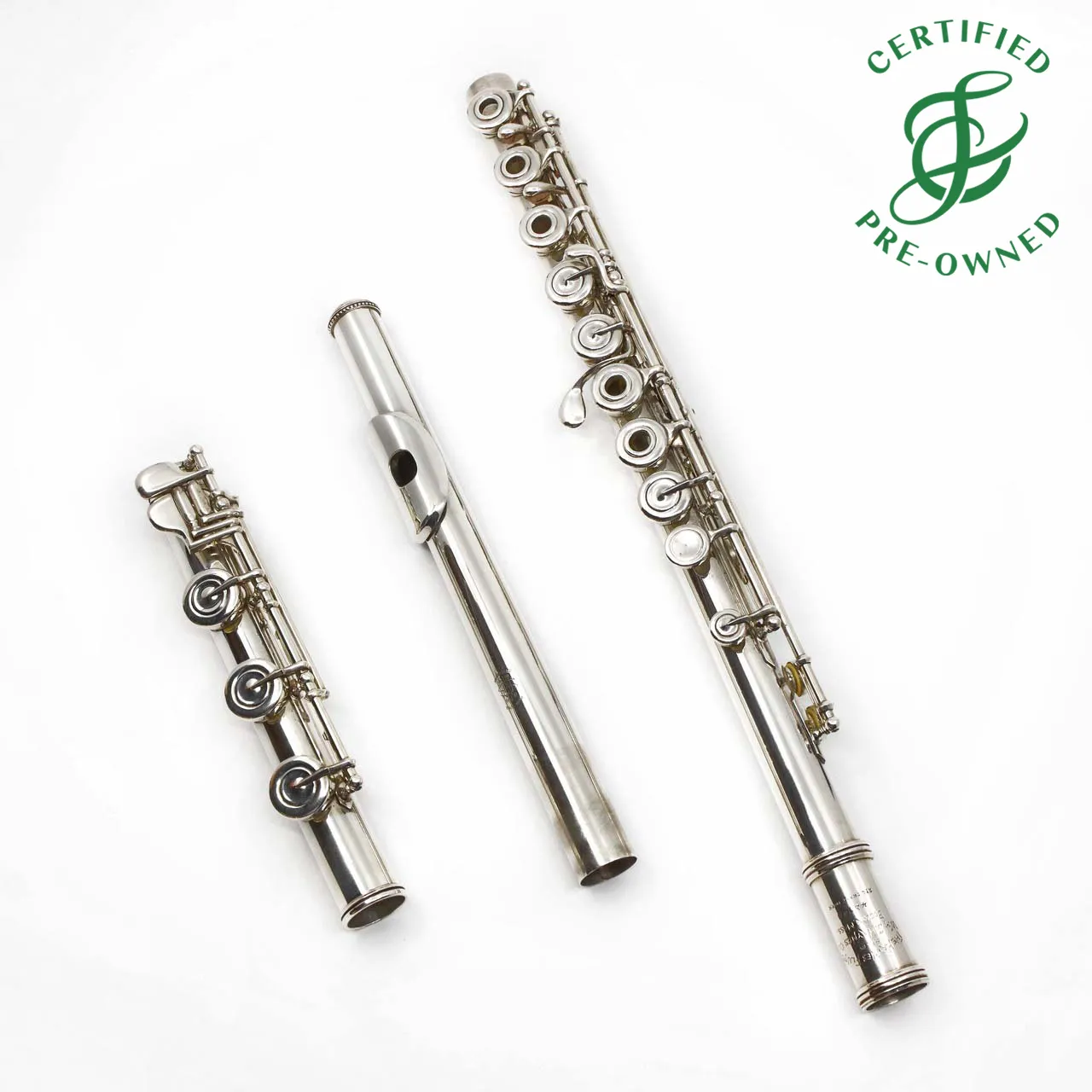 Haynes Custom #42085- Silver flute, inline G, open G#, reverse thumb Bb, B footjoint