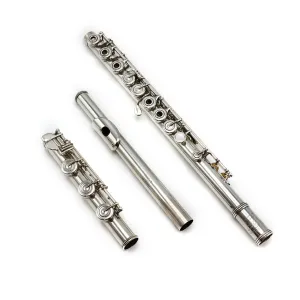 Haynes Custom #42642 - Coin silver, inline G, B footjoint
