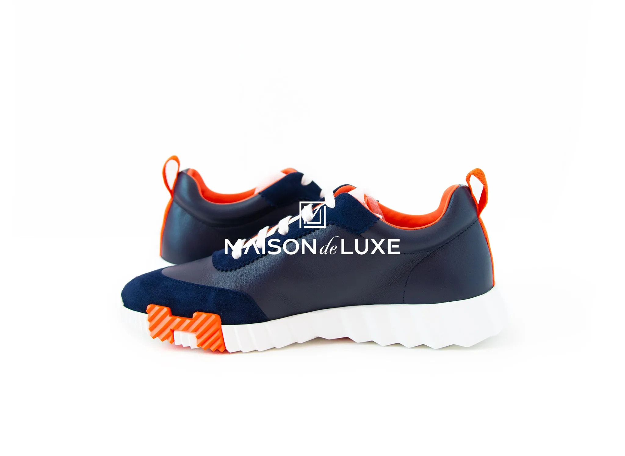 Hermes Men's Blue Bouncing 44 Sneaker
