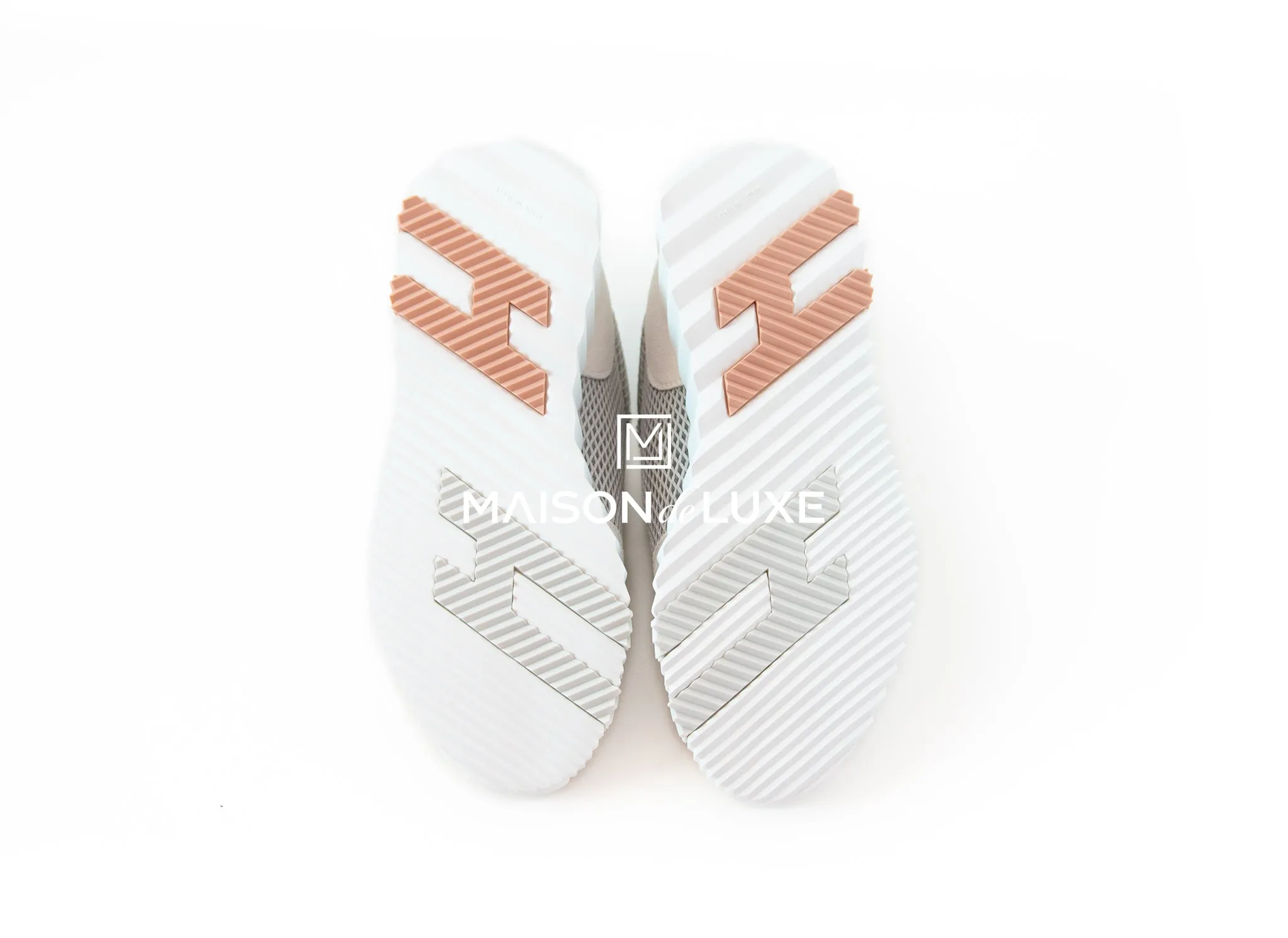 Hermes Women's Gris Lulea Bouncing 36 Sneaker