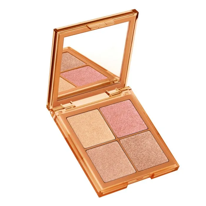 Huda Beauty Mini Glow Obsessions Highlighter Face Palette Medium