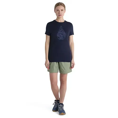 Icebreaker Merino 150 Tech Lite III Hike Path Womens TShirt