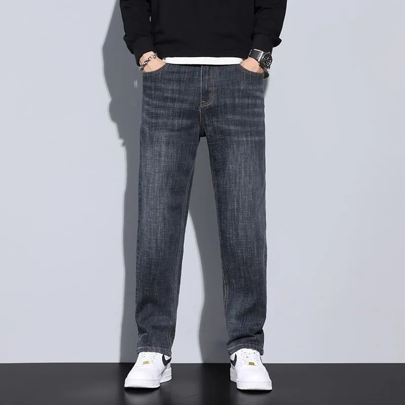 INSTOCK-Winter new high-end retro straight men's jeans