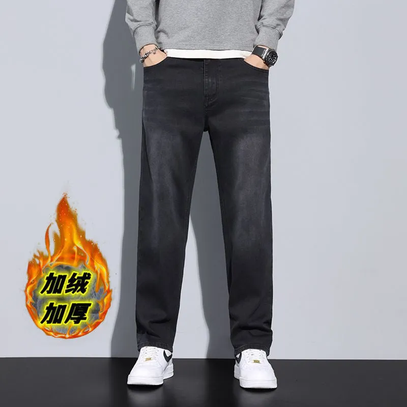 INSTOCK-Winter new high-end retro straight men's jeans