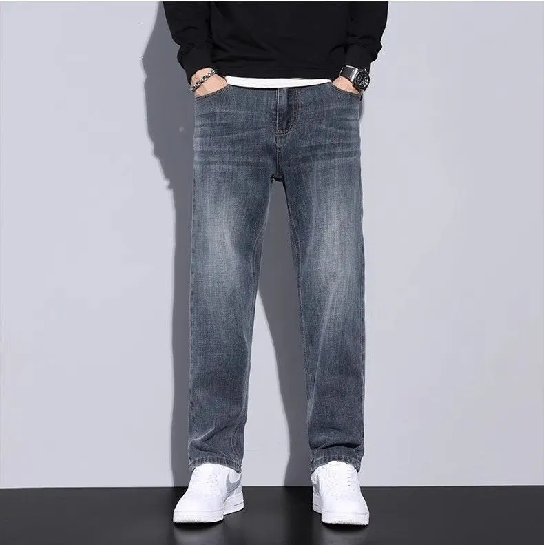 INSTOCK-Winter new high-end retro straight men's jeans