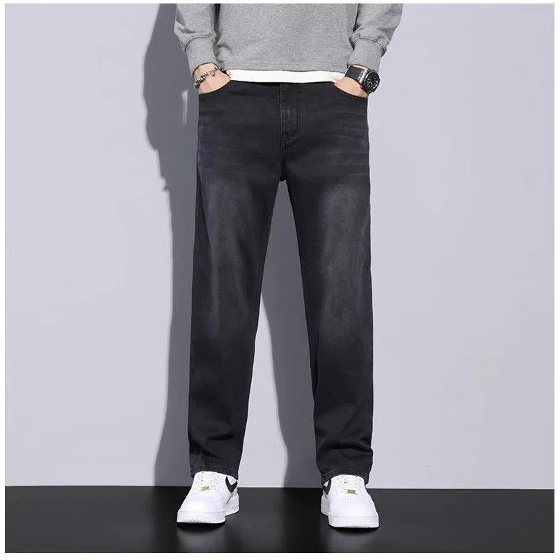 INSTOCK-Winter new high-end retro straight men's jeans