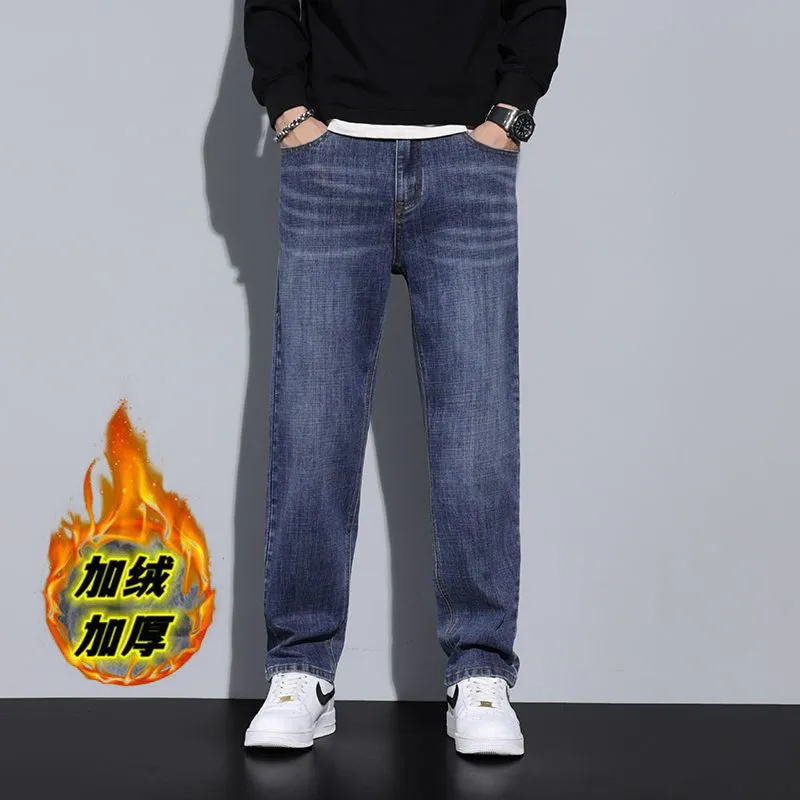 INSTOCK-Winter new high-end retro straight men's jeans