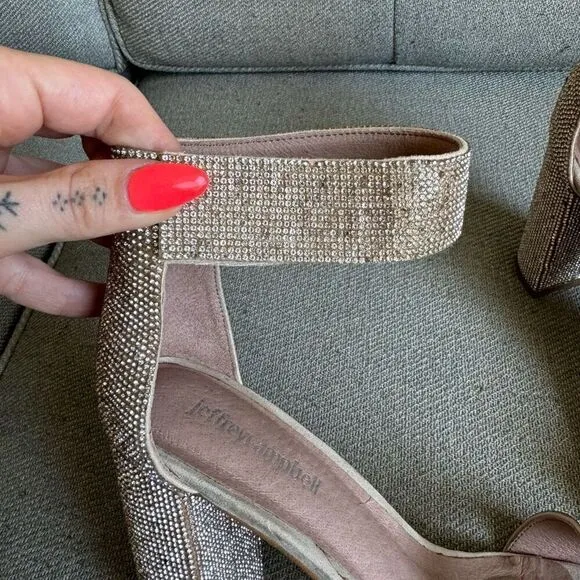 Jeffrey Campbell Lindsay Champagne Heels
