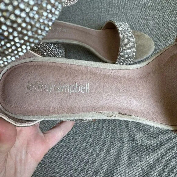 Jeffrey Campbell Lindsay Champagne Heels