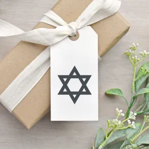 Jewish Star of David Rubber Stamp