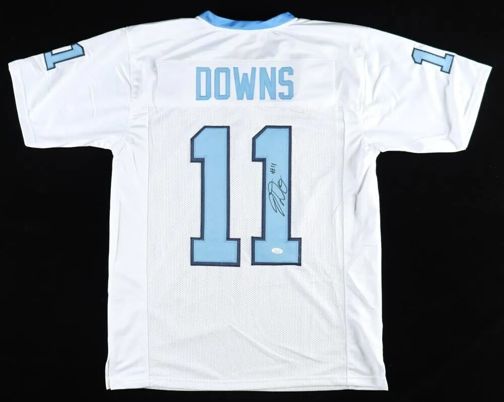 Josh Downs Signed North Carolina Tar Heels Jersey (JSA) Indianapolis Colts W.R.