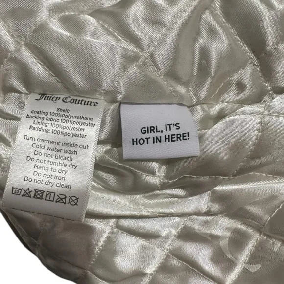 Juicy Couture NWT Oversize Vegan Leather Shacket size small color toast