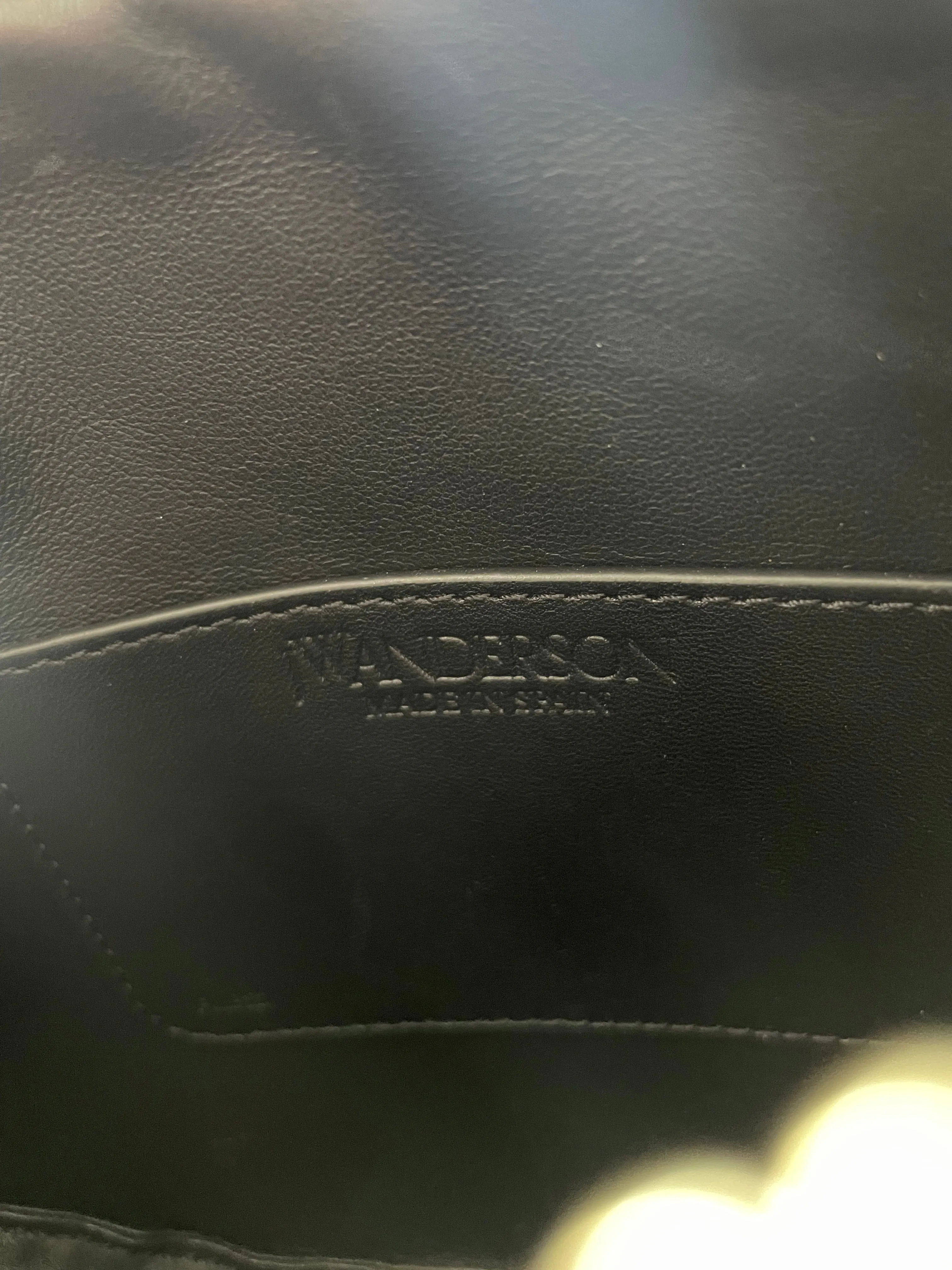 JW Anderson White Bumper Moon Bag