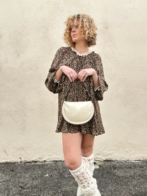 JW Anderson White Bumper Moon Bag