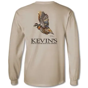 Kevin's Dirk Walker Flying Quail Long Sleeve T-Shirt
