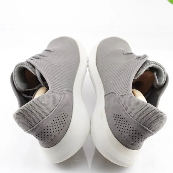 Kizik Mens Madrid Sneaker Size 12 Gray Eco Knit Hands Free Lace Up Casual Shoe