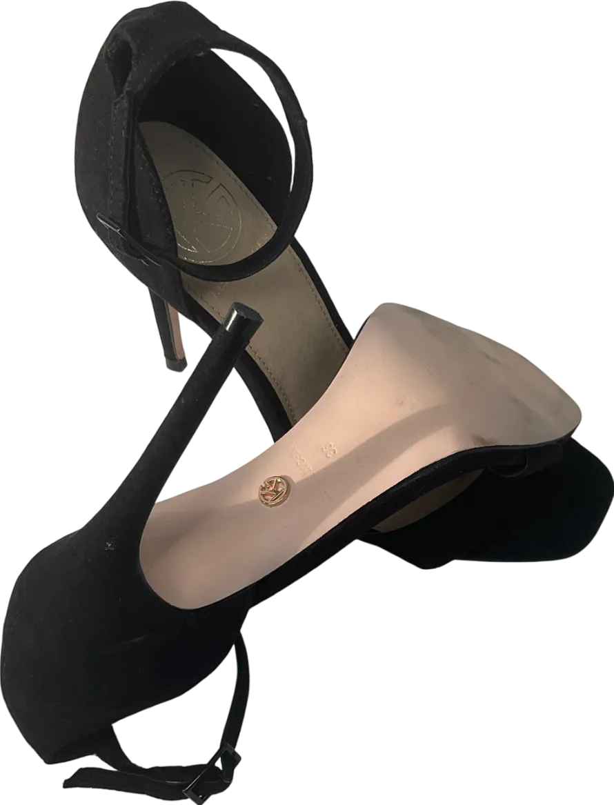 Kurt Geiger Black Suede Heels UK 3 EU 36 👠