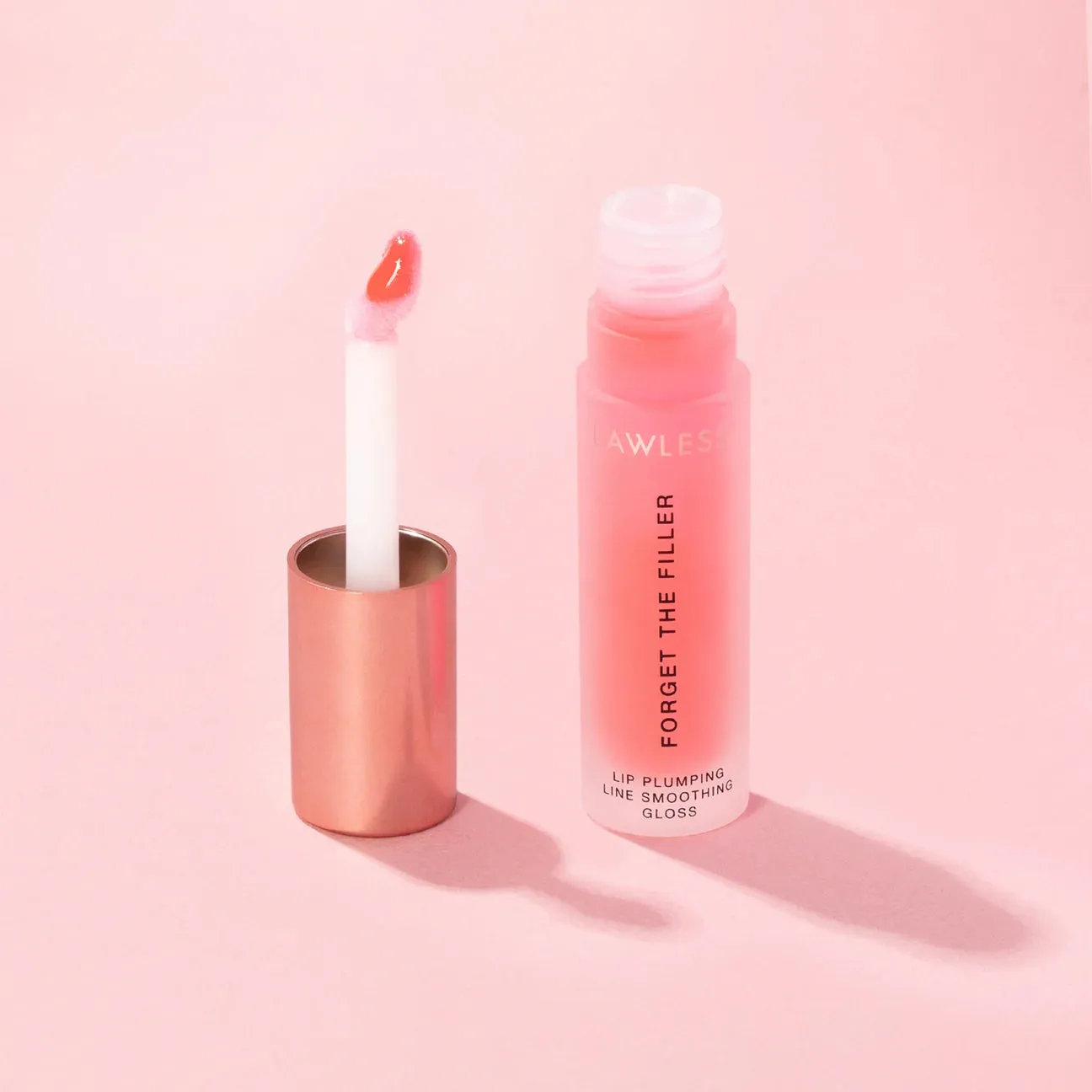 Lawless Forget The Filler Lip Plumping Line Smoothing Gloss - Cherry Vanilla
