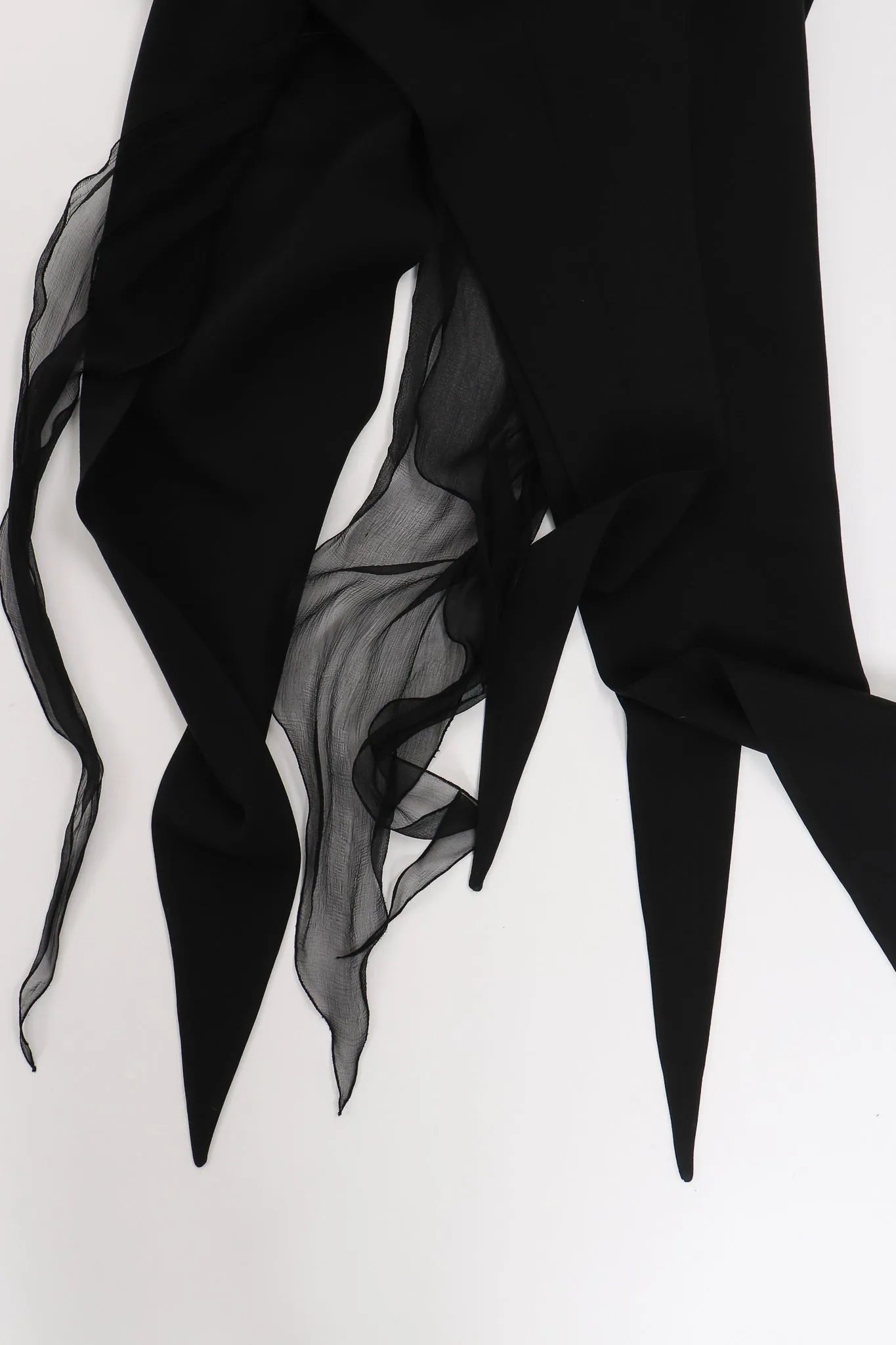 Layered Pointed Hem Dress
