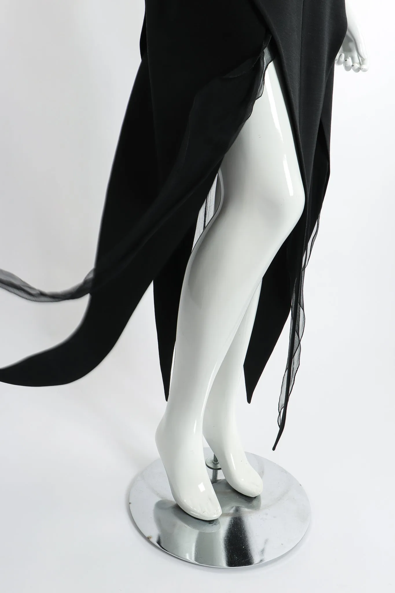 Layered Pointed Hem Dress